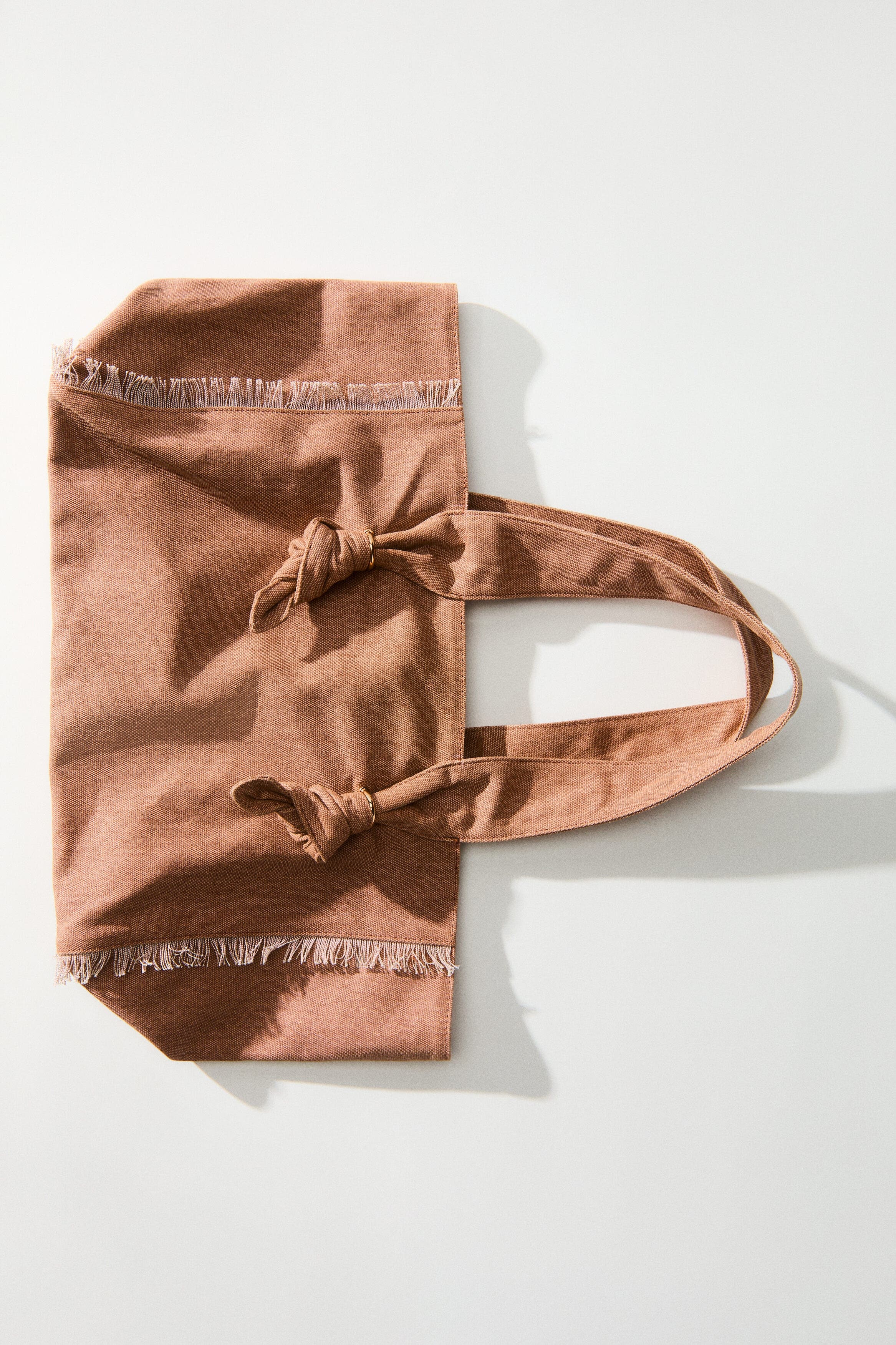 H&M Knot-detail Tote Bag, Alternate, color, Dark Taupe
