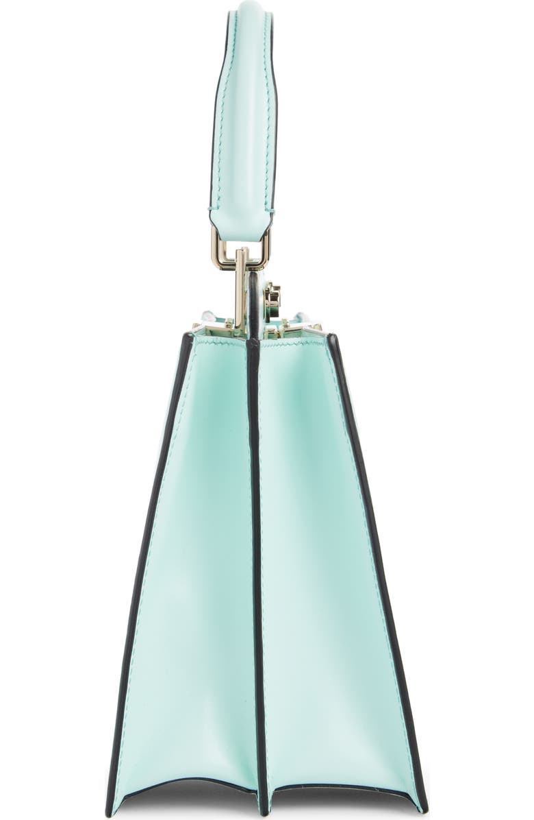 Roger Vivier Mini So Vivier Leather Top Handle Bag, Alternate, color,