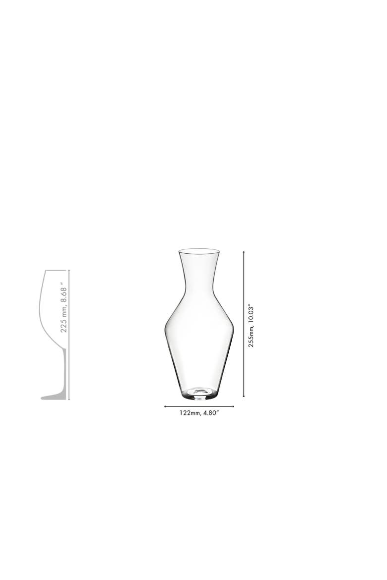 Veloce Crystal Wine Decanter, 45 ounce Capacity, Alternate, color, Clear