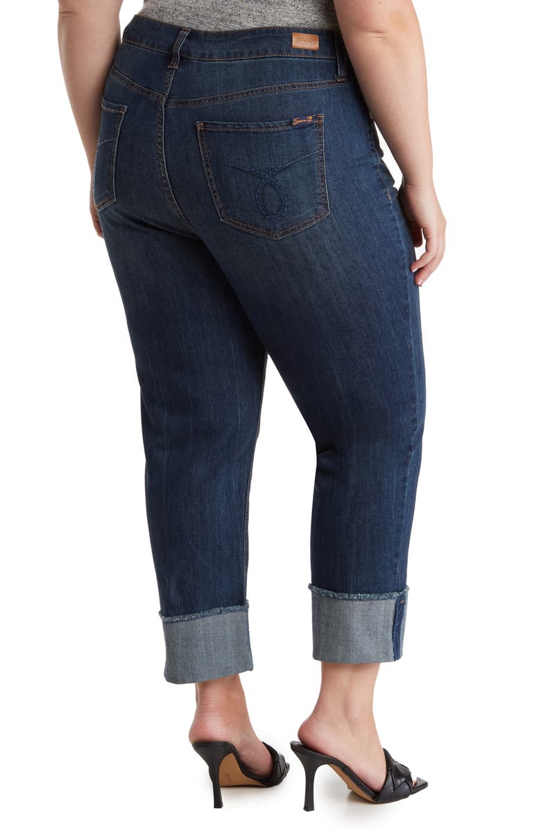 Seven7 Slim Straight Cuff Denim Jeans, Alternate, color, Avalon