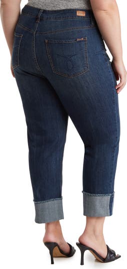 Slim Straight Cuff Denim Jeans