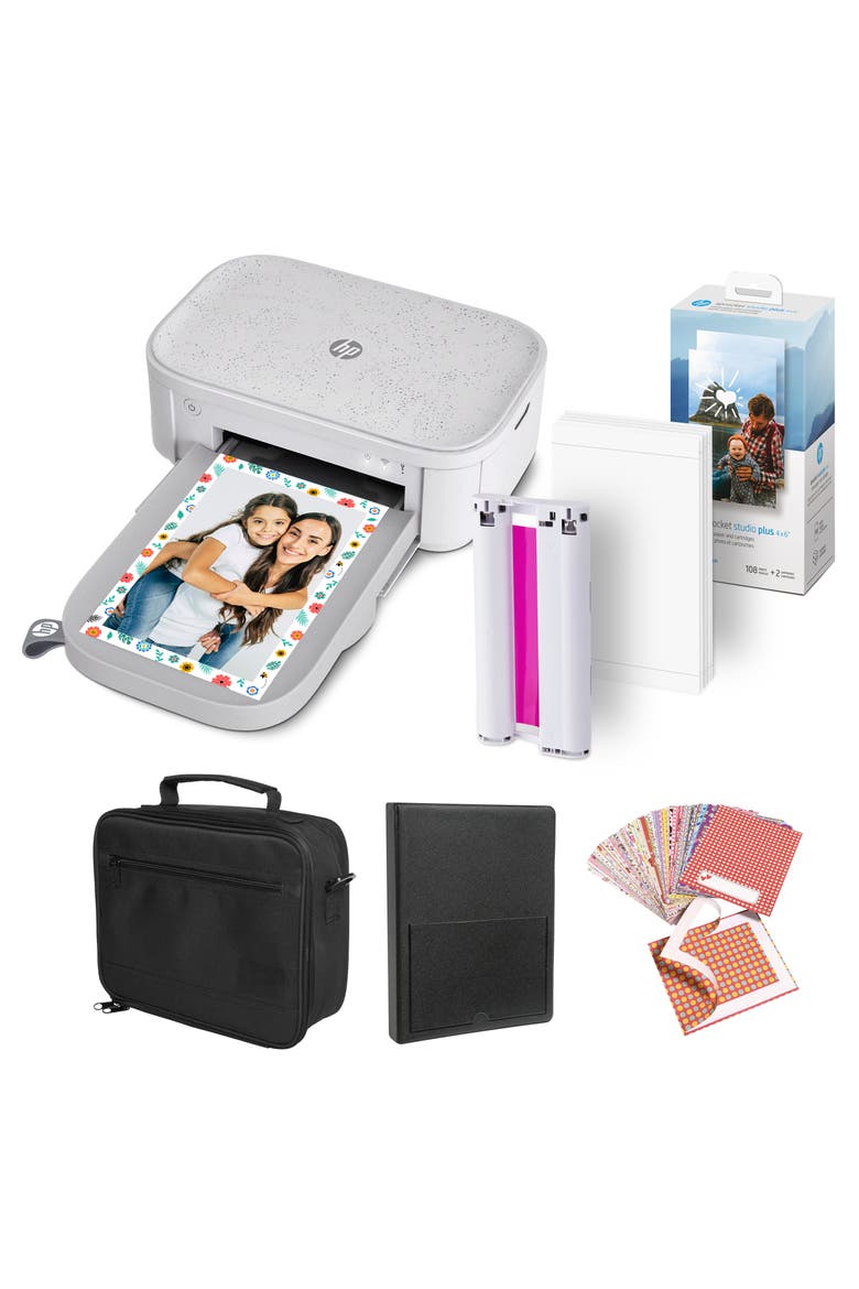 Sprocket Studio Plus 4x6 Instant Photo Printer, Main, color, White