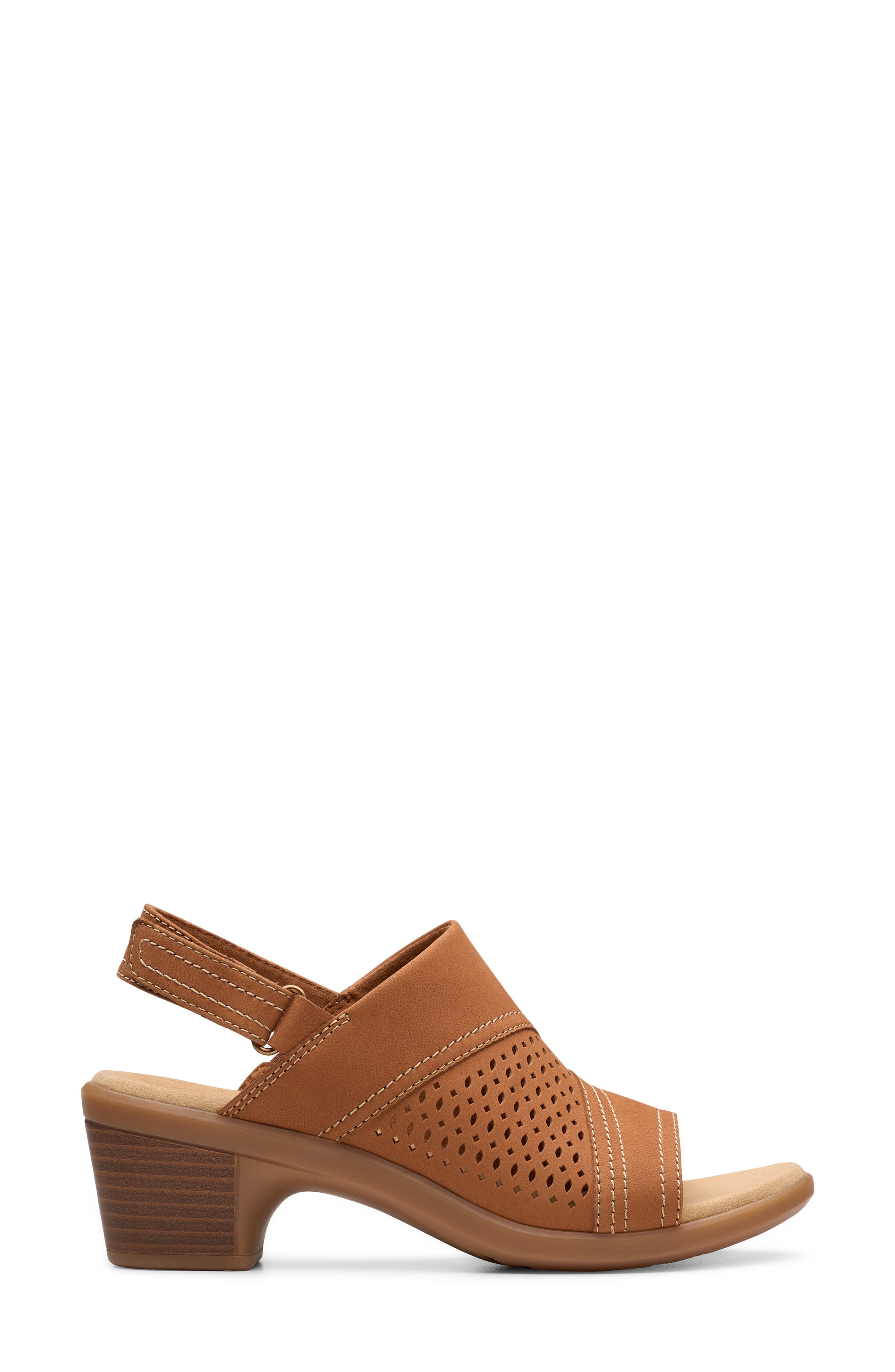 Clarks<sup>®</sup> Emily 2 Mist Slingback Sandal, Alternate, color, Tan Nubuck