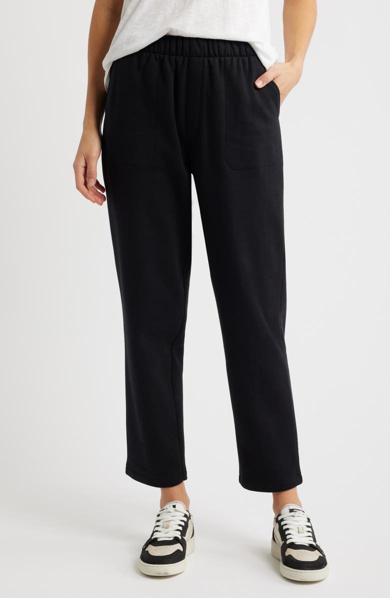 Caslon<sup>®</sup> Easy Cotton Blend Sweatpants, Main, color, 