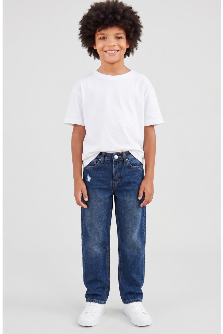 Kids' Maxwell Baggy Jeans, Alternate, color, DK WASH