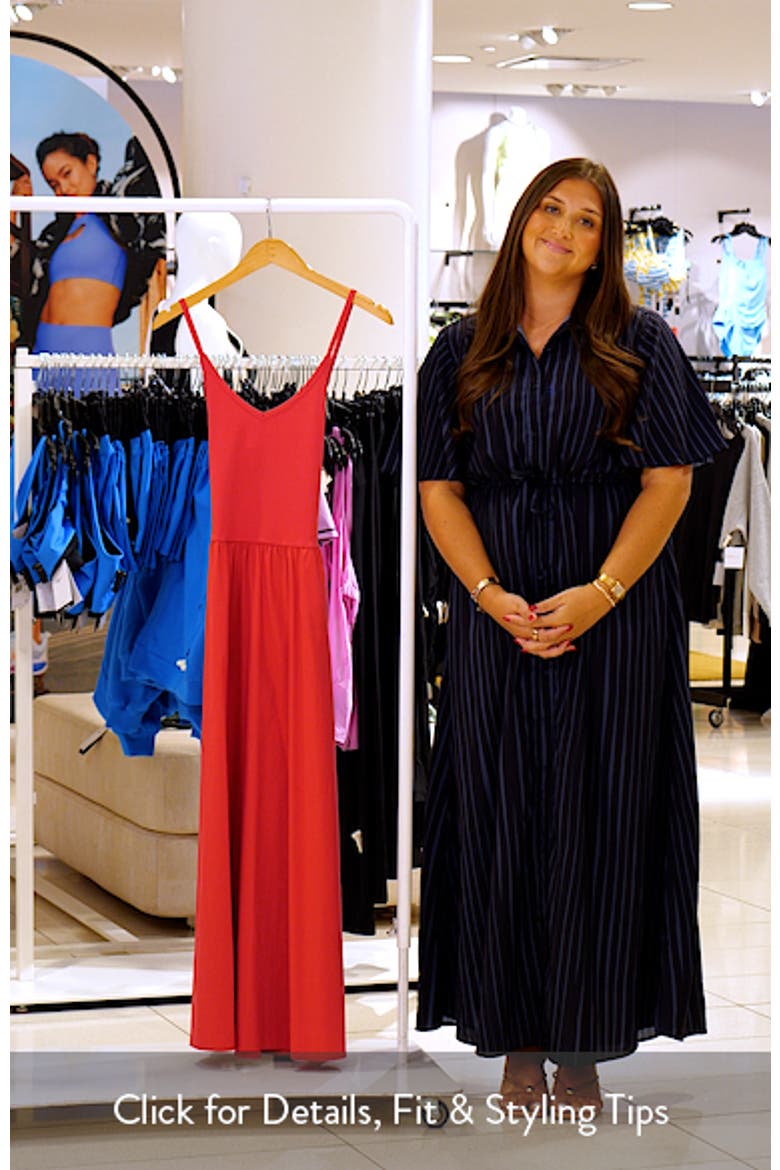 Explorer Ribbed Halter Neck Midi Dress video