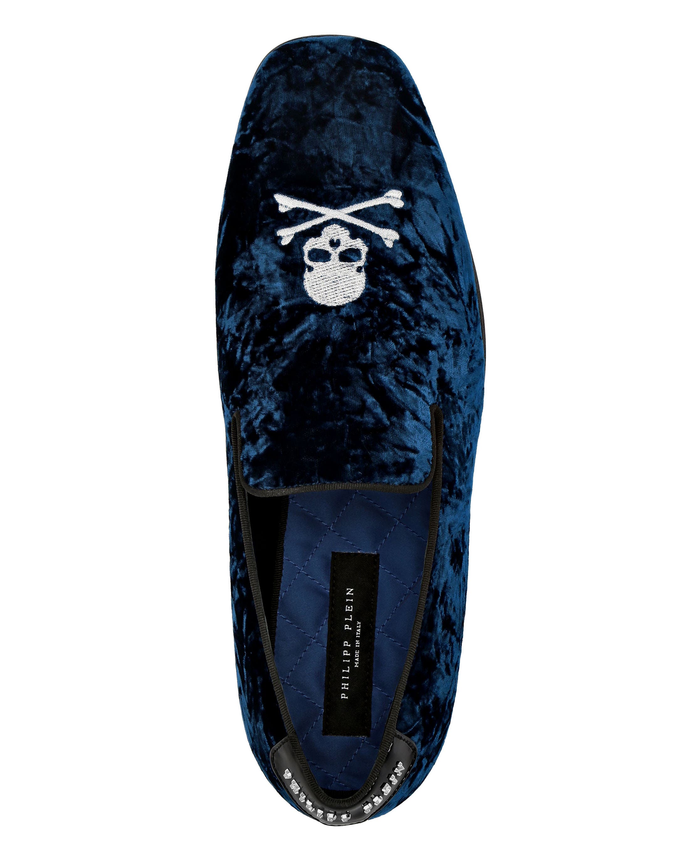 Moccasin Skull&Amp;Bones Unisex, Alternate, color, darkblue