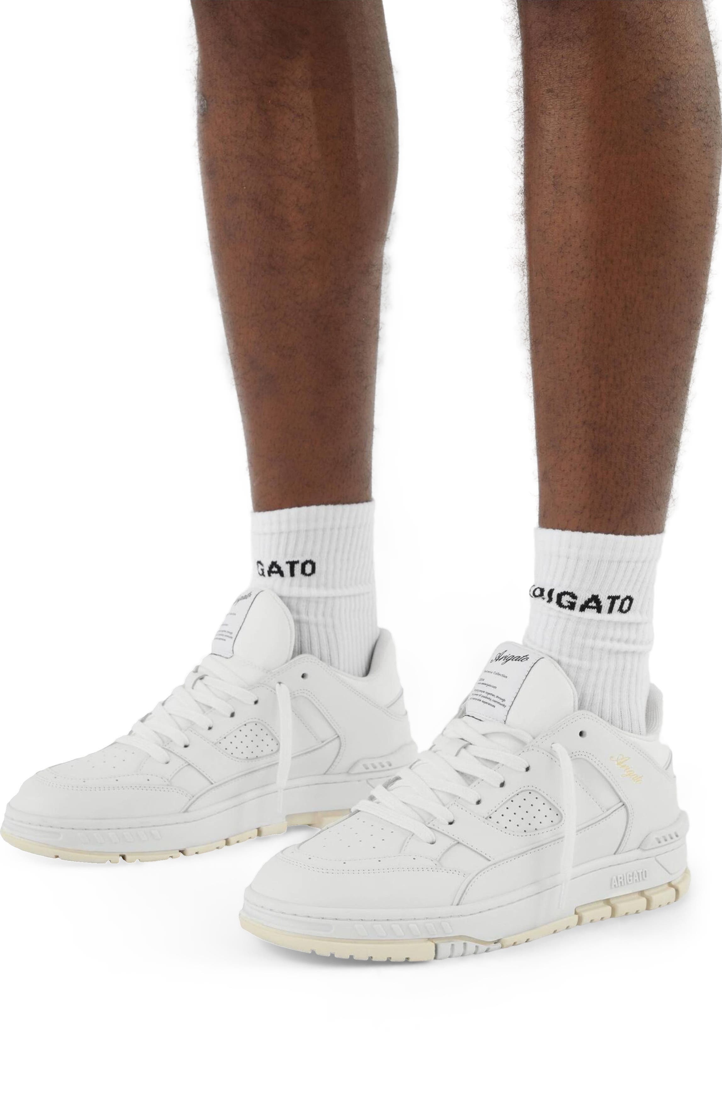Axel Arigato Area Lo Sneaker, Alternate, color, White/Beige