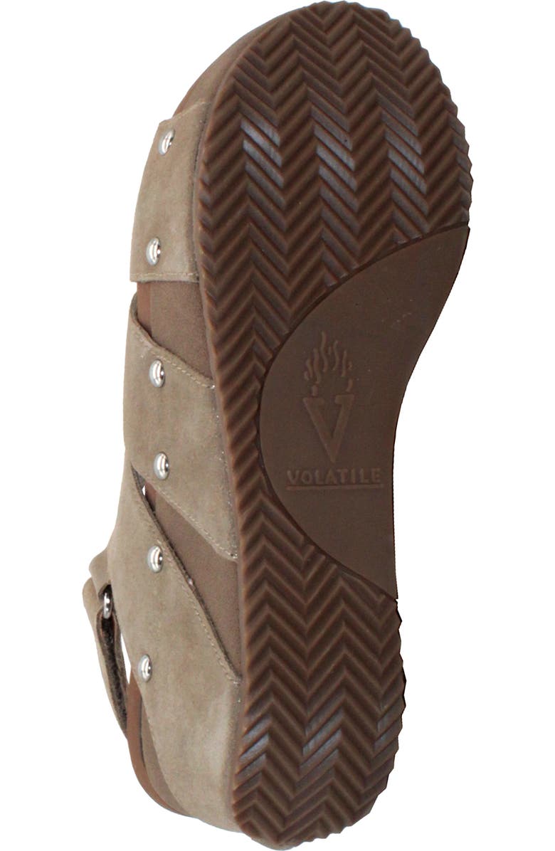 Volatile Montpelier Platform Wedge Sandal, Alternate, color, Bronze