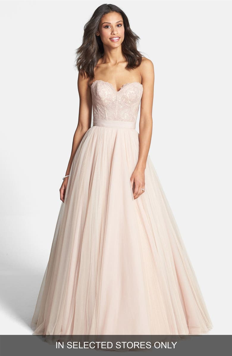 Watters Ahsan Tulle Skirt, Main, color, 