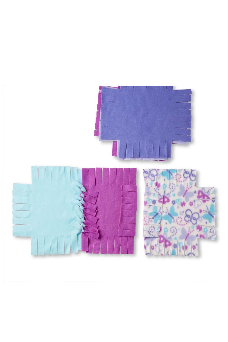 Kids' Created by Me! Butterfly Fleece Quilt Craft Kit, Alternate, color, 0