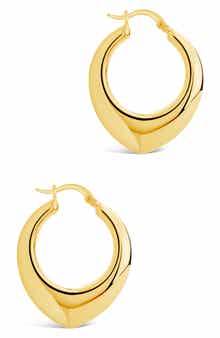 Sterling Forever Inyd Hoop Earrings