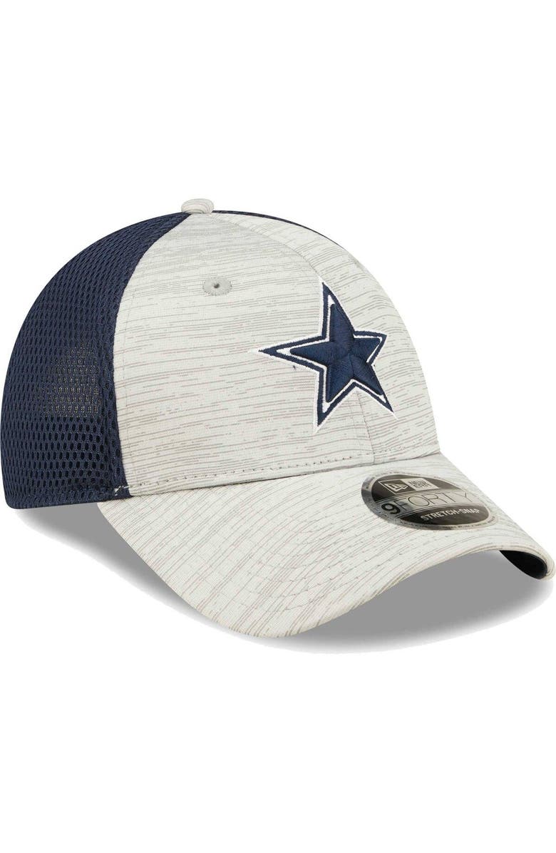 New Era Men's New Era Gray/Navy Dallas Cowboys Active 9FORTY Adjustable Snapback Hat, Alternate, color, 
