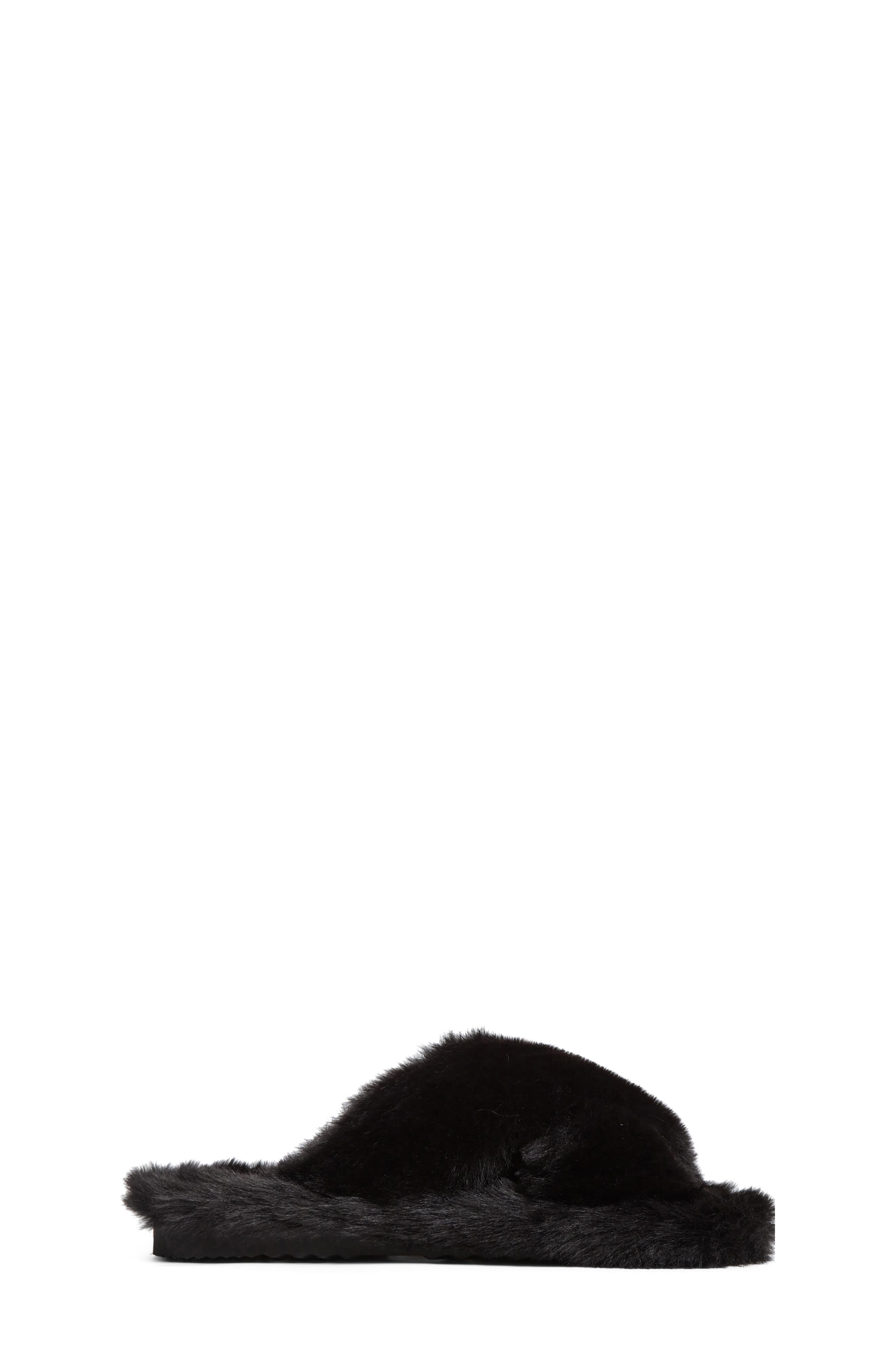 Apparis Biba Faux Fur Scuff Slipper, Alternate, color, 