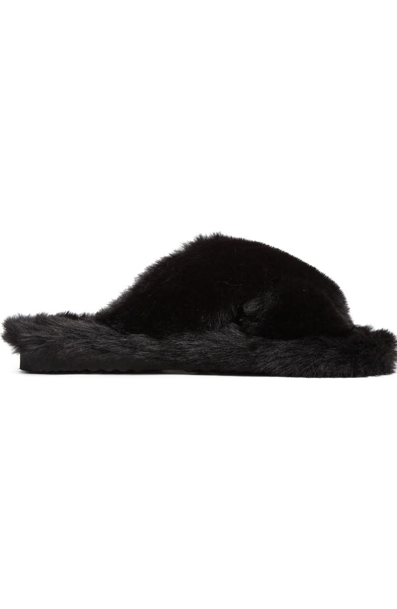 Apparis Biba Faux Fur Scuff Slipper, Alternate, color,