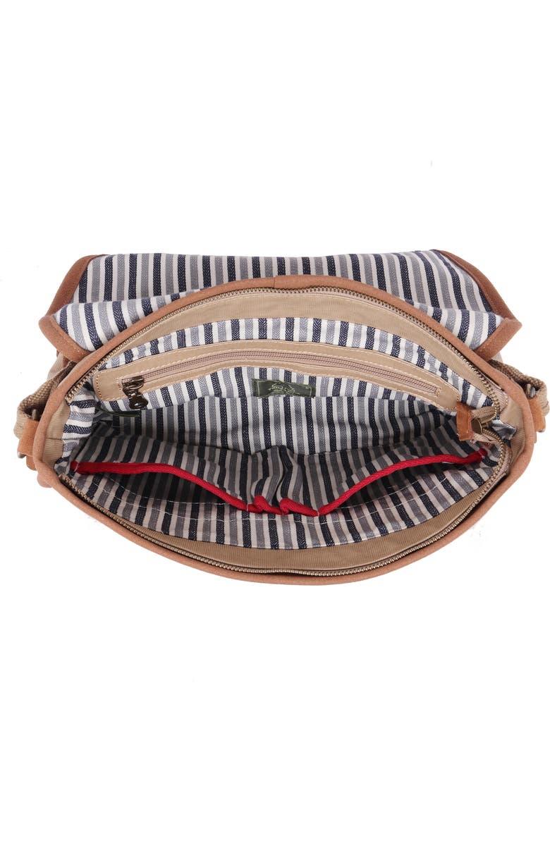 THE SAME DIRECTION Dolphin Studded Messenger Bag, Alternate, color,