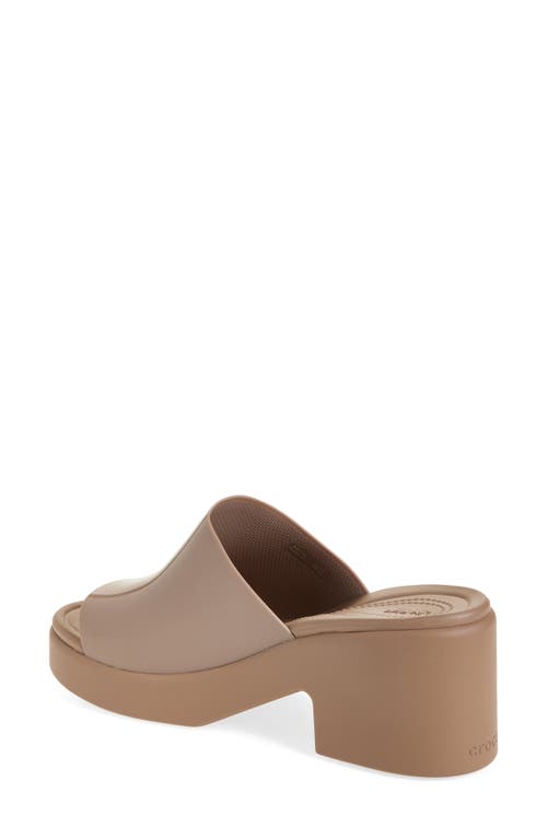 CROCS CROCS BROOKLYN PLATFORM SLIDE SANDAL