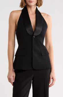 Payton Wool Blend Tuxedo Vest