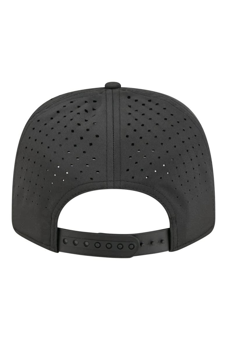 Men's New Era  Black Seattle Kraken Sport Vented 9SEVENTY Rope Adjustable Hat, Alternate, color, Black