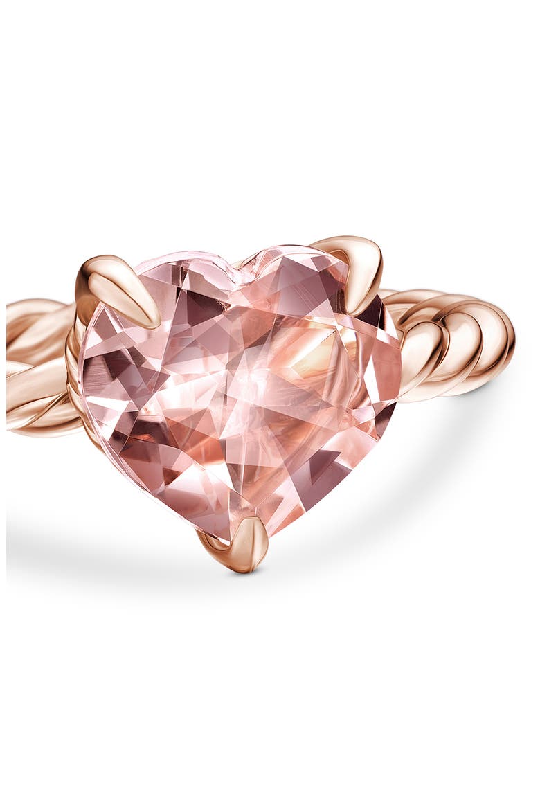 Morganite Heart Ring, Alternate, color, 18K YELLOW GOLD