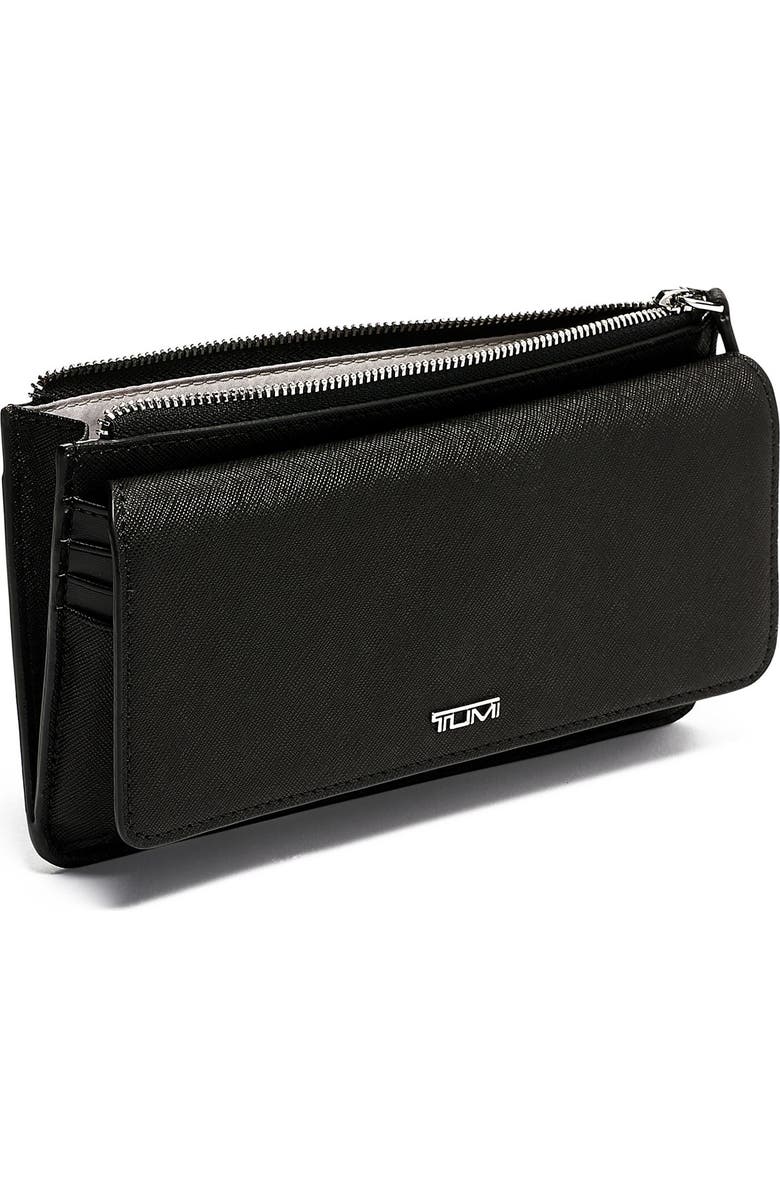TUMI Leather Crossbody Wallet, Alternate, color,