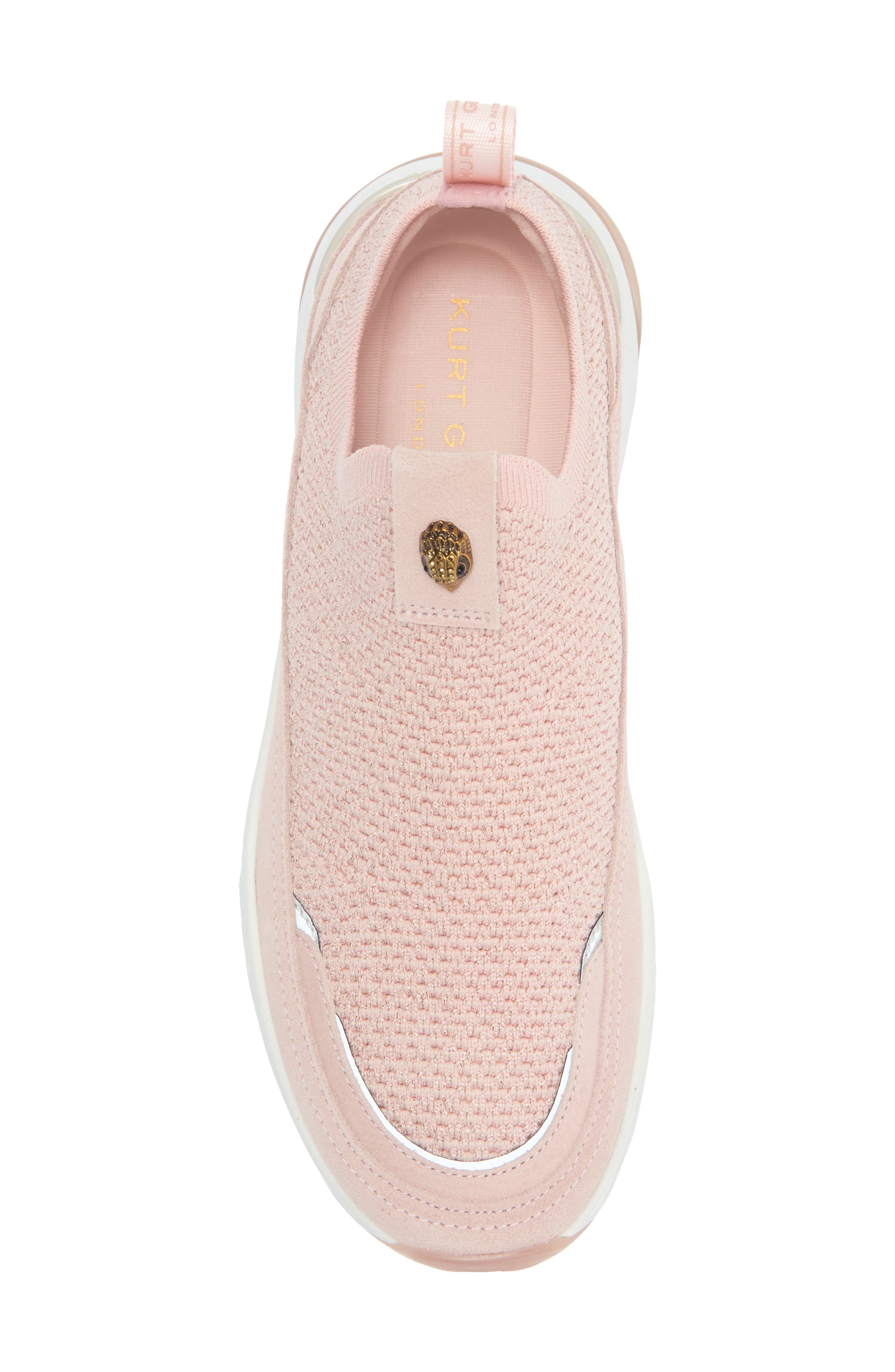 Kurt Geiger London Kensington Flyknit Slip-On Sneaker, Alternate, color, Pale Pink