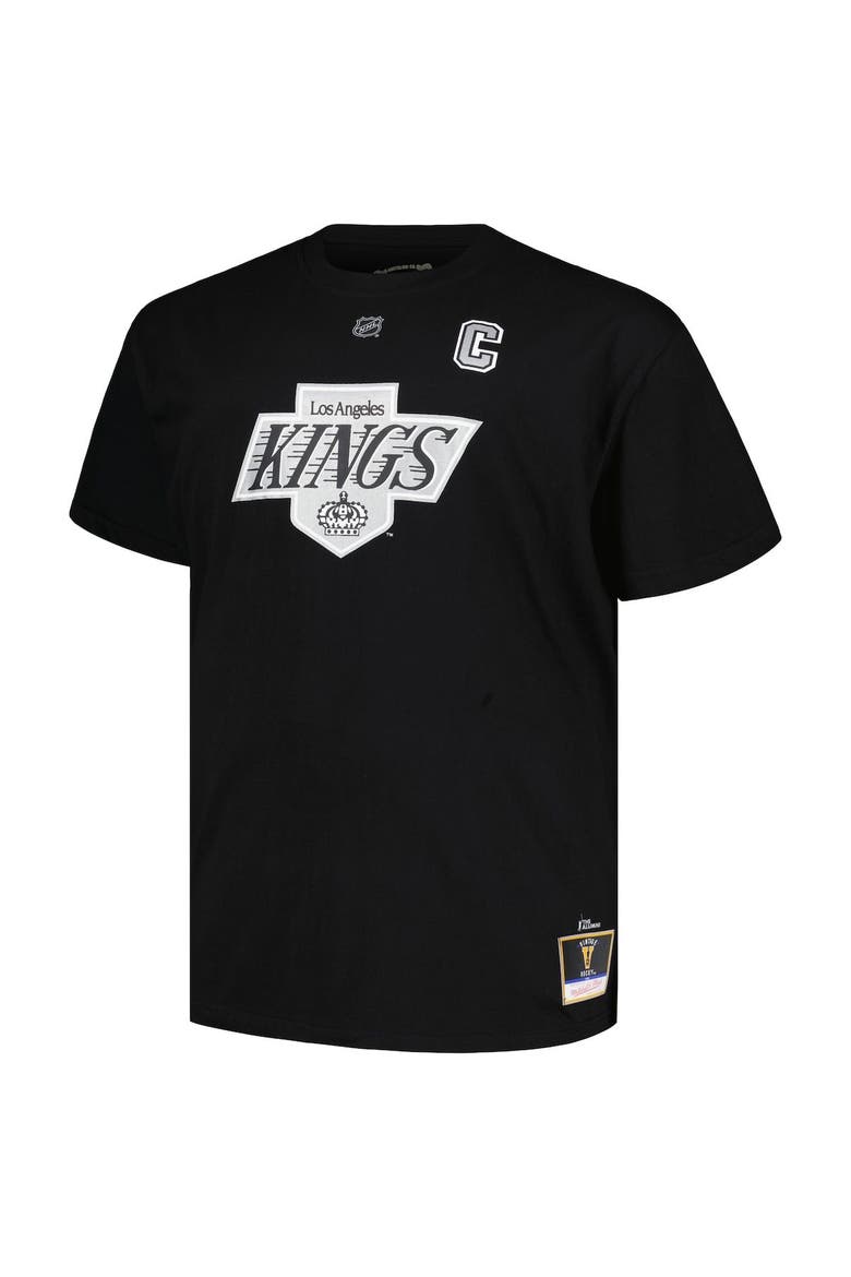 Men's Profile Wayne Gretzky Black Los Angeles Kings Big & Tall Name & Number T-Shirt, Alternate, color, Black