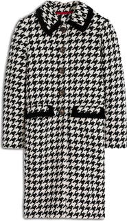 Boden Edinburgh Houndstooth Swing Coat