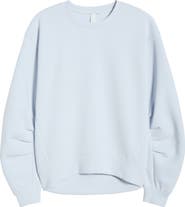 Zella Cozy Scuba Knit Crew Sweatshirt
