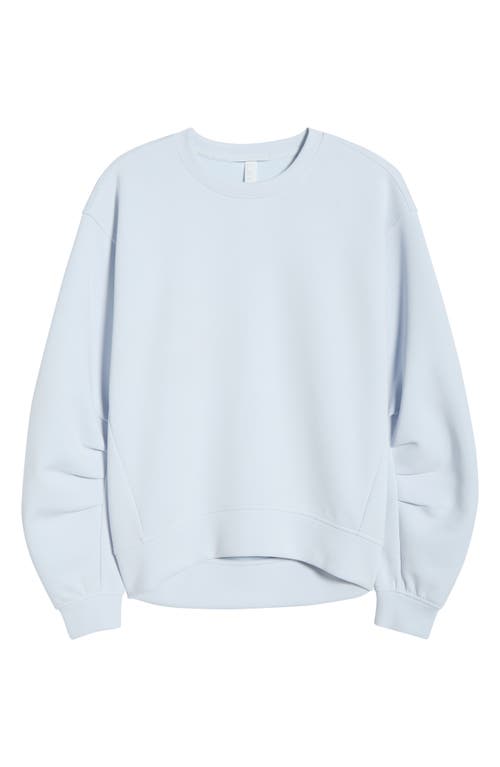 Zella Cozy Scuba Sweatshirt In Blue
