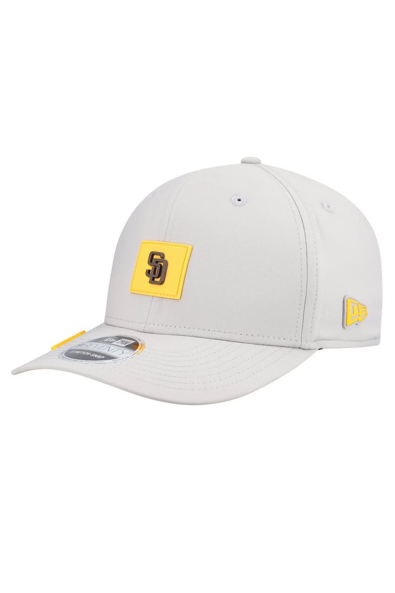 Men's New Era  Gray San Diego Padres 2026 Clubhouse 9SEVENTY Adjustable Hat, Main, color, Gray