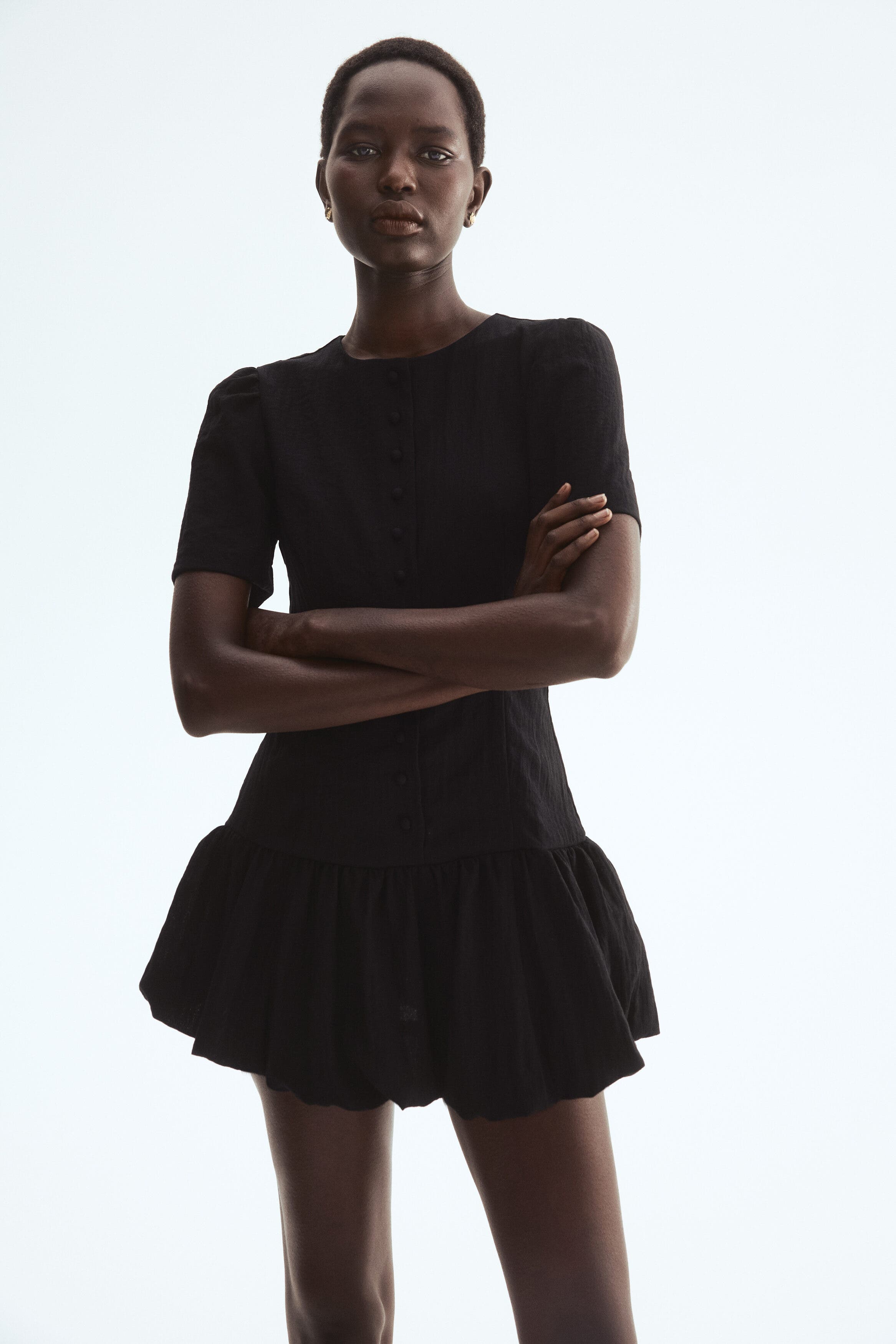 Bubble-hem dress - image 2