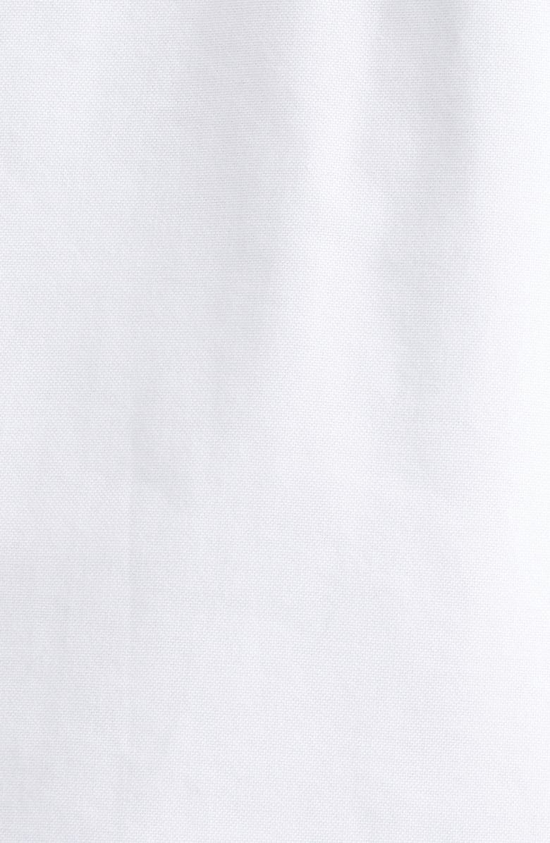 Thom Browne Embroidered Cotton Poplin Button-Down Shirt, Alternate, color, White