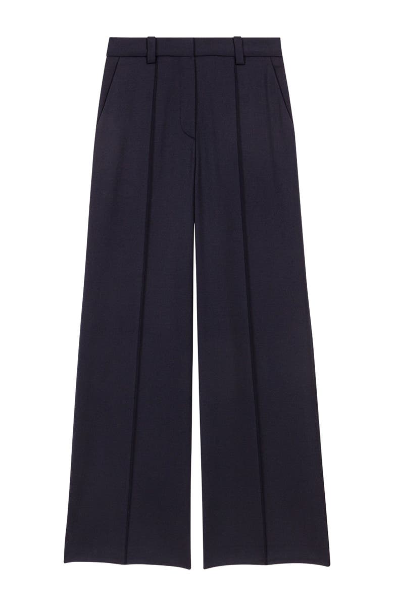 maje Suit trousers with pintucks, Alternate, color,