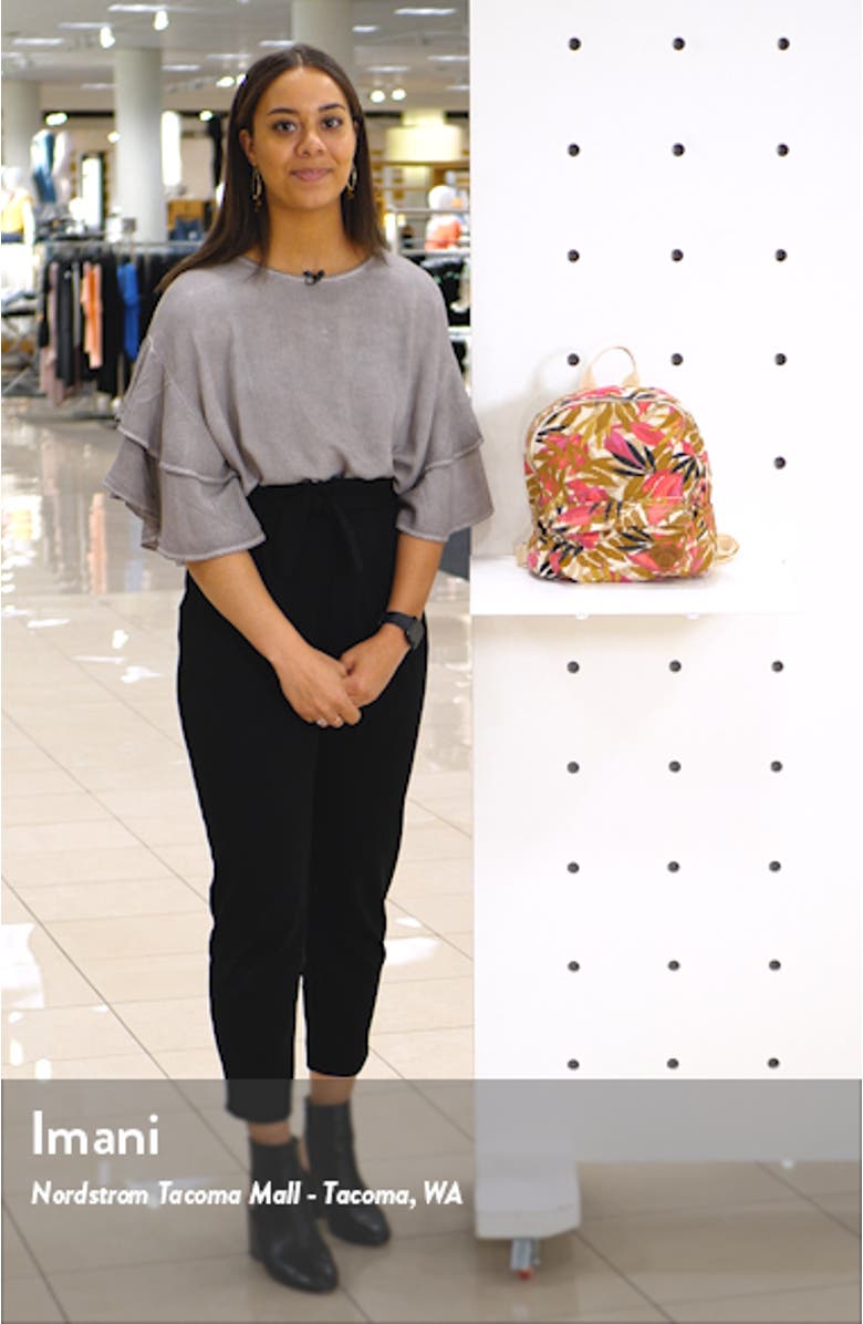 Mini Mama Print Backpack, sales video thumbnail