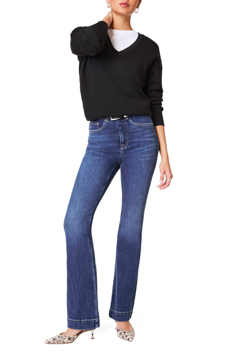 SPANX<sup>®</sup> SPANXsculpt<sup>™</sup> ReDefine High Waist Flare Jeans, Alternate, color, Medium Indigo