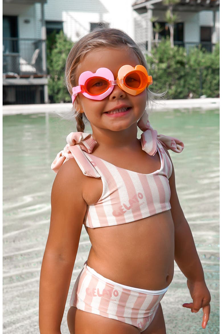 Kids' Poppy the Peach Swim Goggles, Alternate, color, MULTI