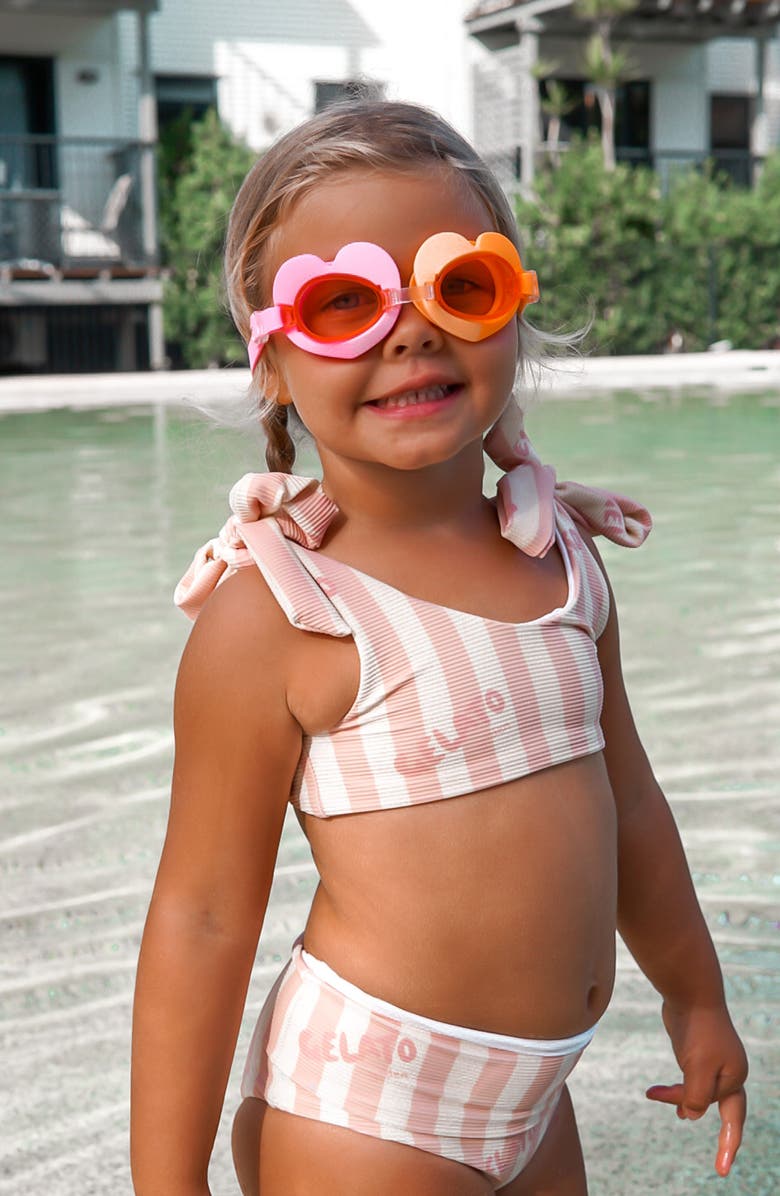 Sunnylife Kids' Poppy the Peach Swim Goggles, Alternate, color, Multi