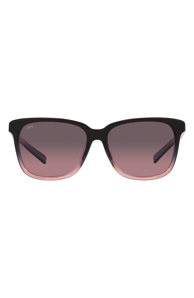 Costa Del Mar May 57mm Gradient Phantos Sunglasses, Main, color, Pink
