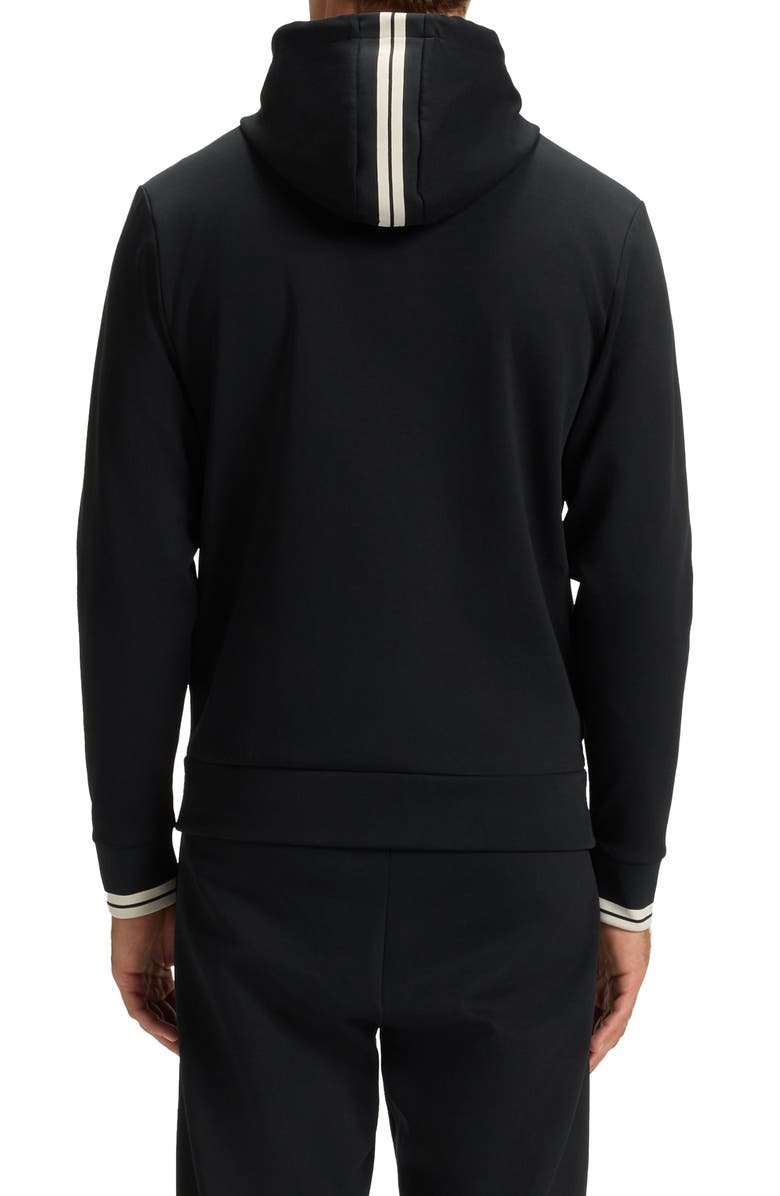 BOSS FZ Zone Cotton Blend Zip Hoodie, Alternate, color, Black