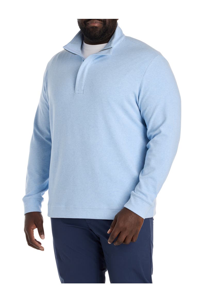 Big & Tall Calmwater 1/4-Zip Pullover, Main, color, JAKE BLUE