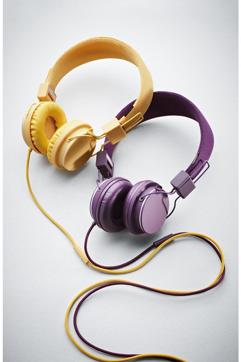 'Plattan' Headphones, Alternate, color, MUSTARD