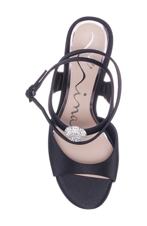 Nina Dahlia Ankle Strap Sandal In Multi