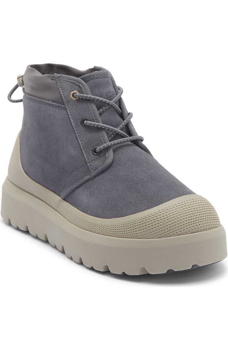 UGG<sup>®</sup> Neumel Waterproof Hybrid Boot, Main, color, Obsidian / Cobble Grey