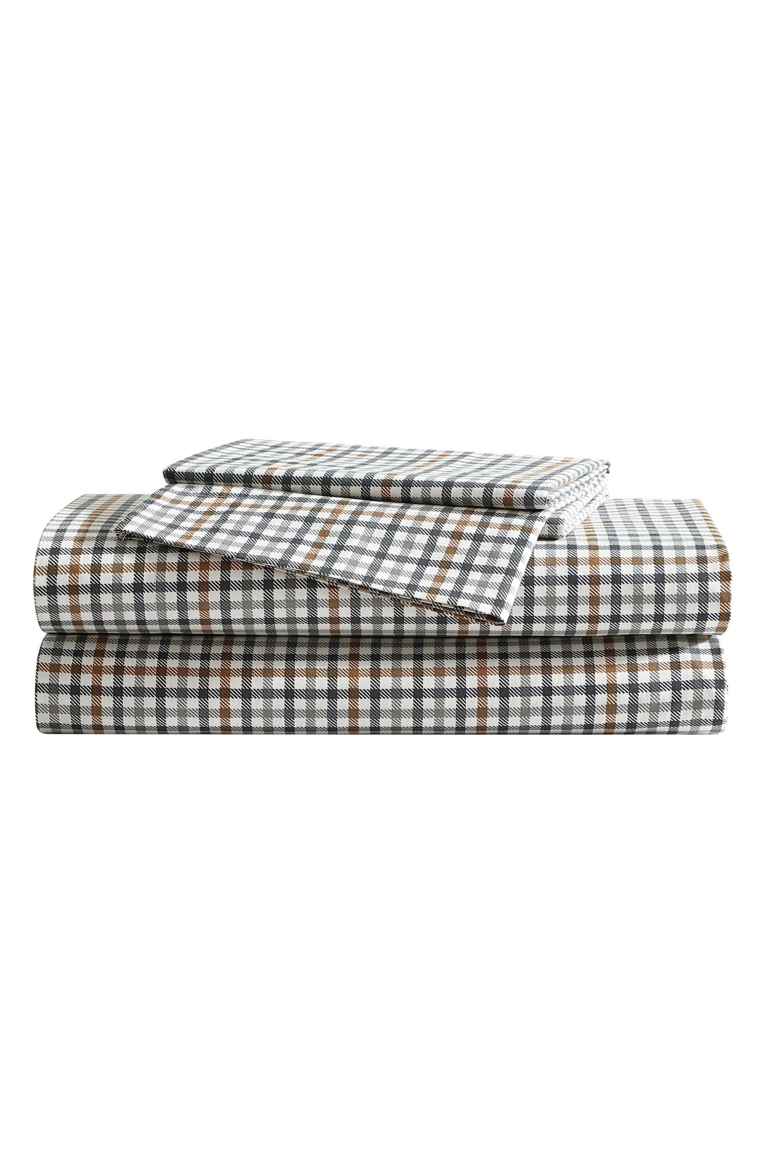 Eddie Bauer Griffin Plaid Cotton Percale Sheet Set