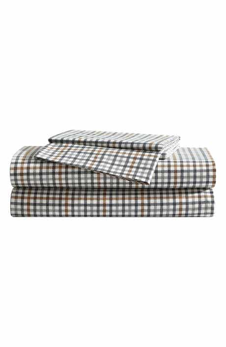 Eddie Bauer Griffin Plaid Cotton Percale Sheet Set