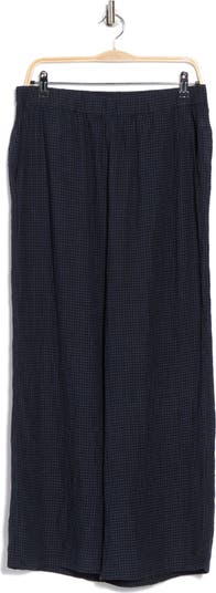 Organic Linen Ankle Wide Leg Pants
