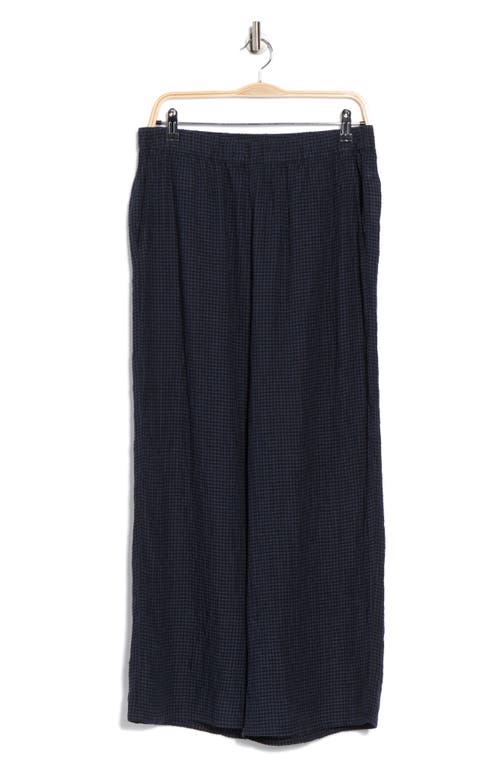 Eileen Fisher Organic Linen Ankle Wide Leg Pants