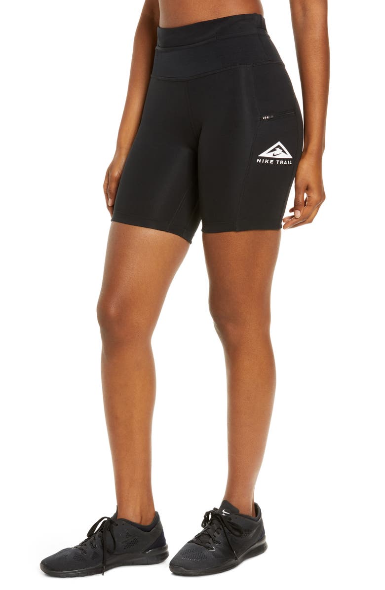 Nike Epic Luxe Dri-FIT Trail Pocket Running Bike Shorts, Alternate, color, 