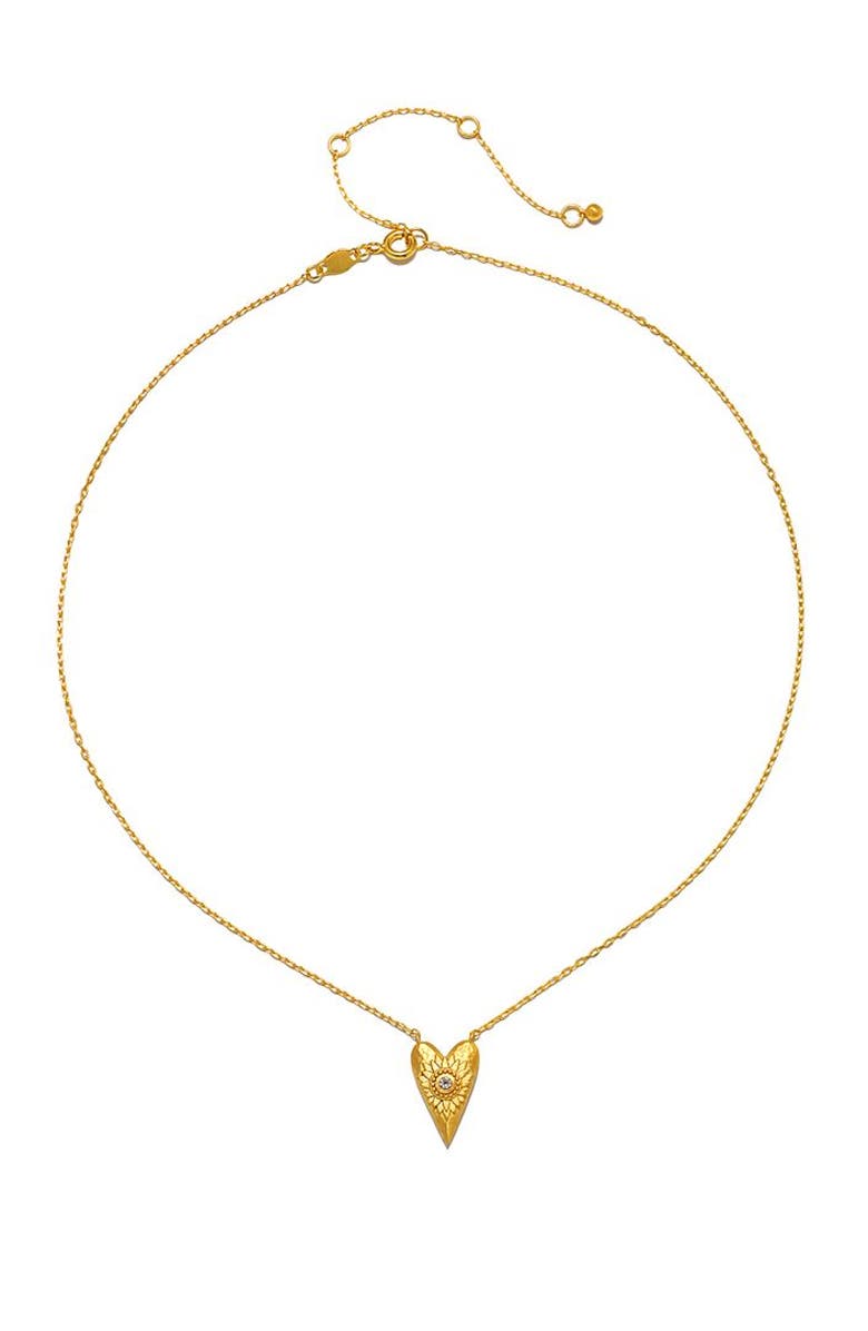 Satya Jewelry Infinitely Loved Heart Necklace, Alternate, color, 